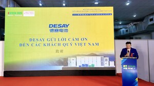 德賽電池亮相2025年越南電池展，展示全棧儲能解決方案
