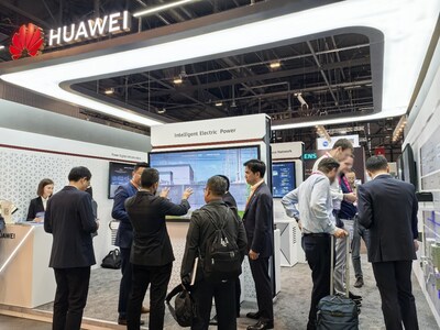 Huawei Intelligent Electric Power Booth (PRNewsfoto/HUAWEI)
