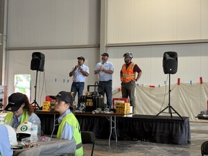 Gray and Morinaga Celebrate Major Construction Milestone