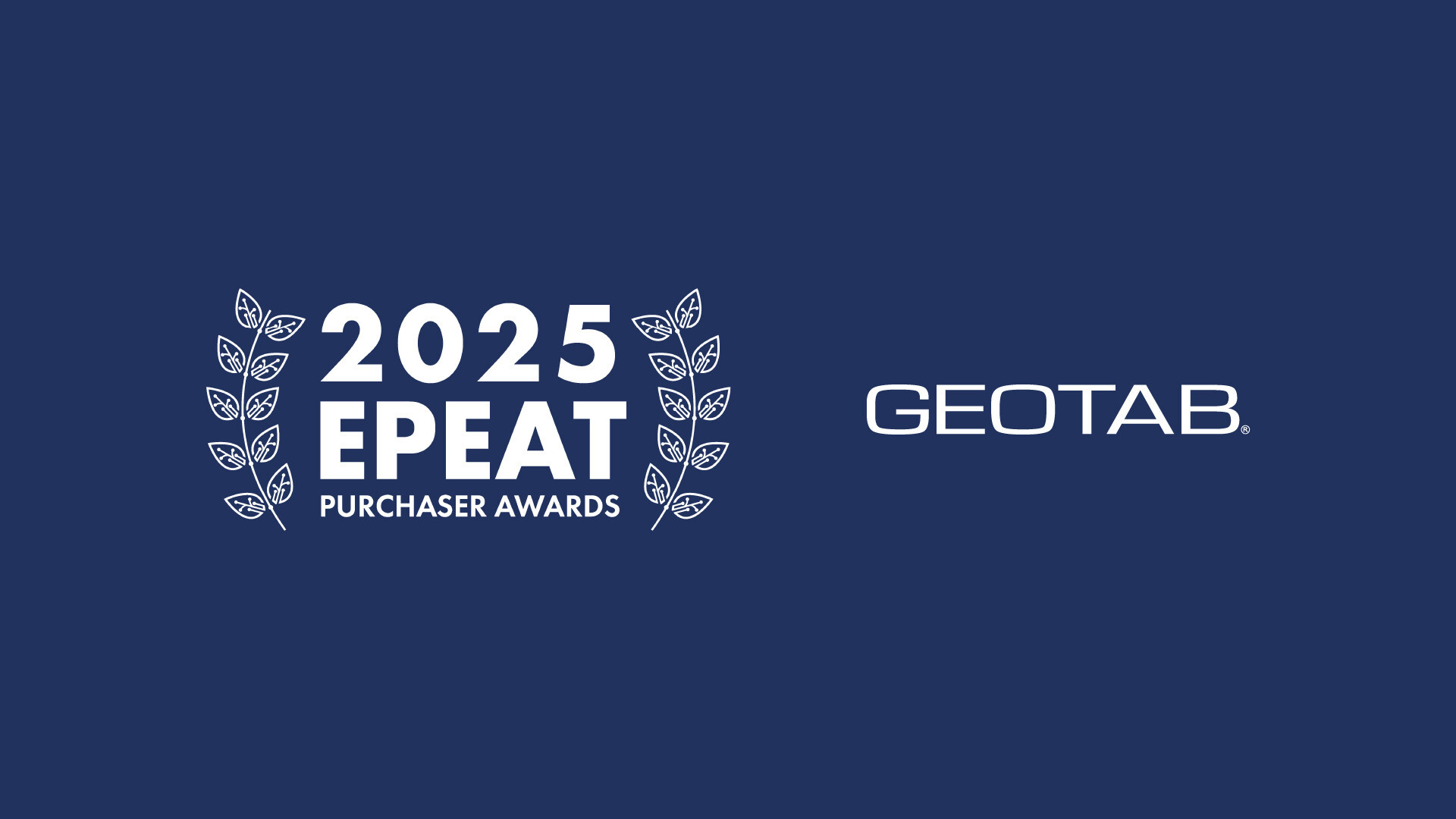 Geotab Honored as a Leader in Sustainable Electronics Procurement with a 2025 EPEAT Purchaser Award