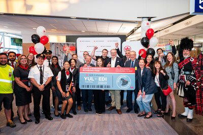 Bonjour l'Écosse! Air Canada inaugure sa liaison Montréal-Édimbourg