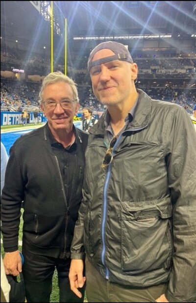 New Radicals Gregg Alexander and Tim Allen Ford Field Detroit, Michigan Thanksgiving Day, 2024 (Credit: Danielle Lashley)