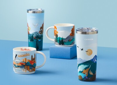 Le Canada est à l'honneur chez Tim(MD), qui lance sa toute nouvelle collection de tasses et gobelets présentant les magnifiques paysages de chaque province, et le beigne Ô Canada, juste à temps pour la fête du Canada