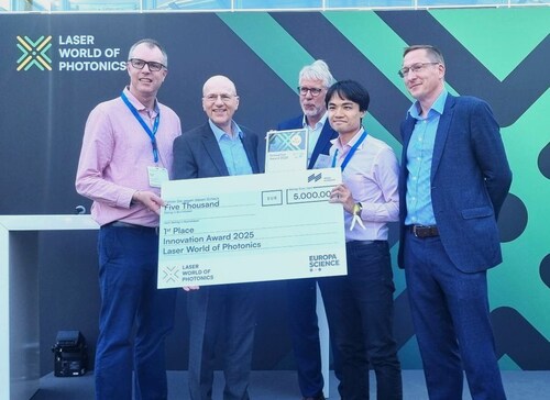 Pi Imaging receives the Innovation Award at Laser Munich for SPAD Alpha’s breakthrough in ultra-fast, single-photon imaging.