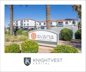 Knightvest Capital Expands Footprint in Scottsdale, Arizona with Acquisition of Avana Desert View