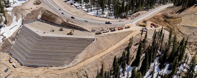 The tallest foamed glass aggregate slope stabilization in the U.S (Wyoming DOT's Teton Pass Big Fill Slide Repair Project)