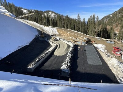 Aero Aggregates UL-FGA material is installed on-site