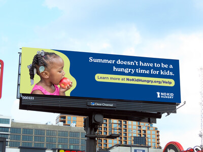 No Kid Hungry's campaign will also feature messages that promote an online hub where families can find programs to access free summer meals in their local communities.