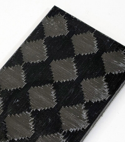 Diamond Weave Coupon by Continuous Composites CF3D.