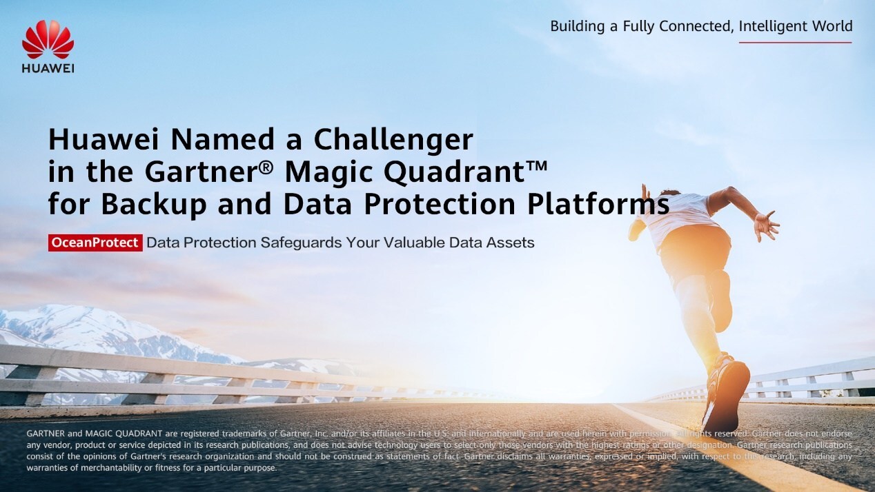 Huawei Named a Challenger in Gartner® Magic Quadrant™ for Backup and Data Protection Platforms