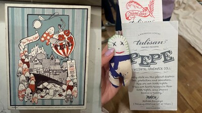 ‘Pepe Doll’ art project, created in partnership with local brand Tulisan to raise funds to provide to the children in need. ‘Pepe Doll’ art project, created in partnership with local brand Tulisan to raise funds to provide to the children in need.