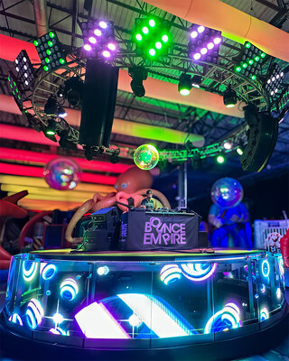 Bounce Empire Debuts World's Largest Indoor Circular Transparent LED Screen, Surpasses 250,000 Visitors in Two Years