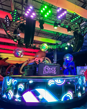 Bounce Empire Debuts World's Largest Indoor Circular Transparent LED Screen, Surpasses 250,000 Visitors in Two Years