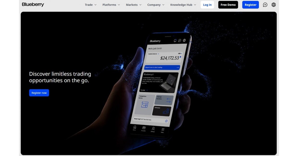 Blueberry Launches New Brand and Website, Signalling a Focus on Clarity,  Precision and Trader Empowerment