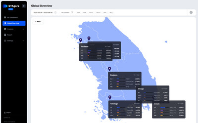 STAgora™ visualizes real-time outbreak data across regions, enabling rapid situational awareness (PRNewsfoto/Seegene Inc.) STAgora™ visualizes real-time outbreak data across regions, enabling rapid situational awareness (PRNewsfoto/Seegene Inc.)