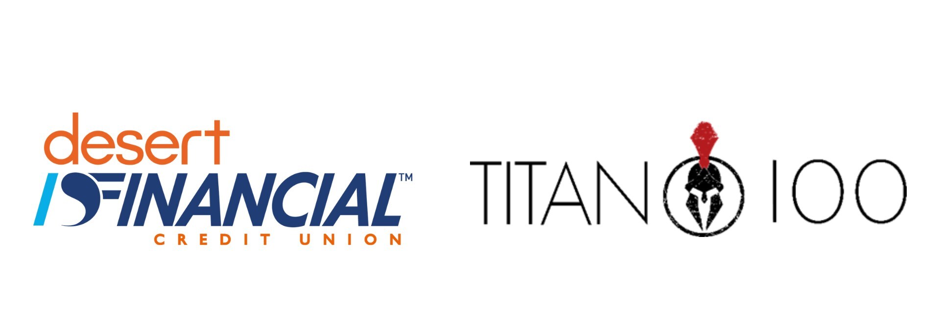 Desert Financial and Titan 100 Logos