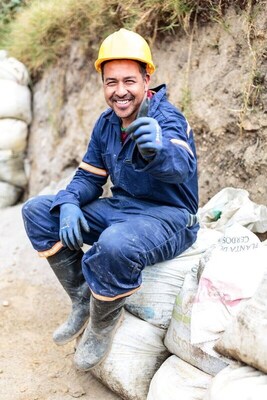 An Artisanal Miner Taking a Break Outside a Fairmined Certified Mine in La Llanada, Columbia. ©Manuela Franco