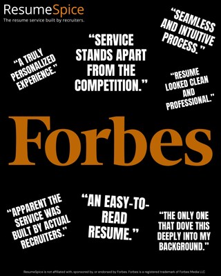 ResumeSpice Named to Forbes List - ResumeSpice Named To Forbes List Of Best Resume Writing Services 