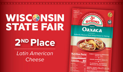 2nd Place, Latin American Cheese.