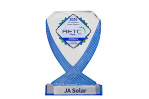JA Solar recibe el galardón "Overall Highest Achiever" del RETC por sexto año consecutivo