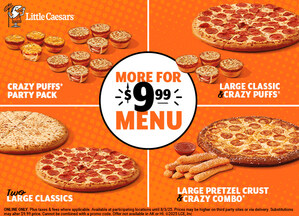 Little Caesars Cements Its Status as Value Leader with First-Ever "More for $9.99" Menu