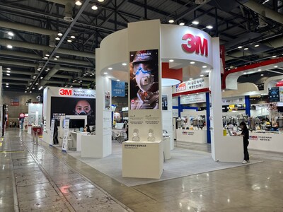 2024 국제안전보건전시회 3M 부스 전경 (PRNewsfoto/3M Company)
