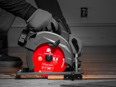 DIABLO'S NEW GAME CHANGER, THE WOOD DEMON™ ULTIMATE FINISH SAW BLADE, OFFERS A HIGHER STANDARD IN WOOD CUTTING AND THE HIGHEST QUALITY FINISHES