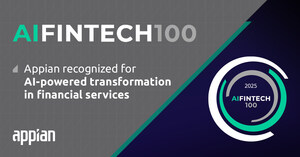 Appian Recognized in the 2025 AIFinTech100 List for Transforming Financial Services with AI