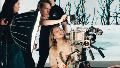 AIE Filmmaking students using ARRI cameras on set