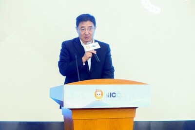 3M中国总裁丁泓禹在开幕式上发言 3M中国总裁丁泓禹在开幕式上发言