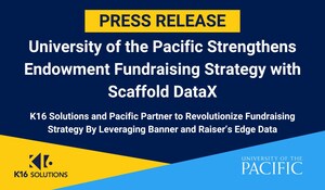 University of the Pacific Selects Scaffold DataX by K16 Solutions to Strengthen Endowment Fundraising Strategy