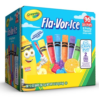 Fla-Vor-Ice x Crayola (PRNewsfoto/Jel Sert)