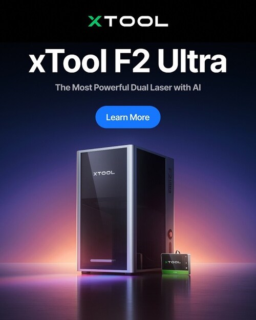 xTool F2 Ultra - The Most Powerful Dual Laser with Al