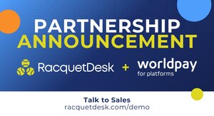 RacquetDesk Announces Seamless Worldpay for Platforms Integration to Power Secure, Modern Payments for Racquet Sports Facilities
