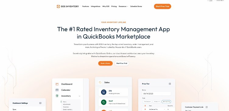 SOS Inventory, the Ultimate QuickBooks Companion for Inventory Management Unveils Bold Rebrand and New Website