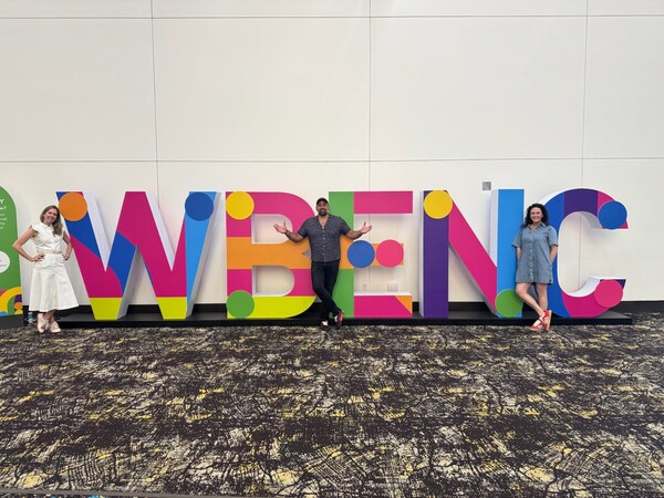 The Loudr Agency Executive Team attends the 2025 WBENC National Conference. (Left to right: Jackie Brooks, CEO; Gus Garcia, CGO; Ashleigh Lynn, COO)