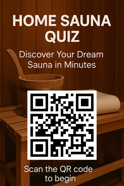 Looking for the right sauna? Take our quiz to get personalized recommendations in under 60 seconds. Looking for the right sauna? Take our quiz to get personalized recommendations in under 60 seconds.
