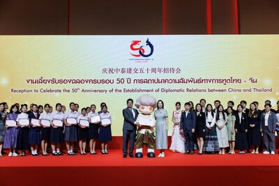 DIMOO Jadi "Sahabat Perayaan 50 Tahun Hubungan Diplomatik Thailand-Tiongkok" -- POP MART Membuat Budaya Pop Semakin Mendunia