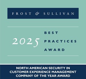 TP awarded Frost & Sullivan's 2025 Company of the Year for North American security in the customer experience management industry