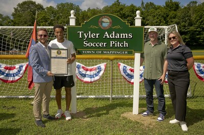 Tyler Adams, Scotts and Every Kid Sports host Field Day in Wappingers Falls, NY. Photo credit: David McIntyre