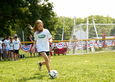 Tyler Adams, Scotts and Every Kid Sports host Field Day in Wappingers Falls, NY. Photo credit: David McIntyre