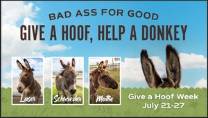 Make it a Badass Day for Donkeys: Bad Ass Coffee of Hawaii Kicks Off Annual Give a Hoof Week