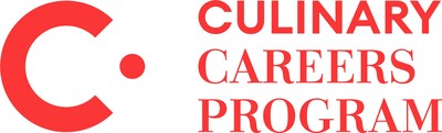 Culinary Careers Program Logo: red on cream background.