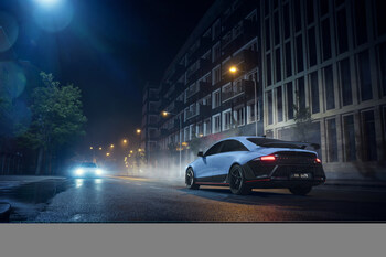 Hyundai Motor IONIQ 6 N_Night Rear Quarter (PRNewsfoto/Hyundai Motor Company)