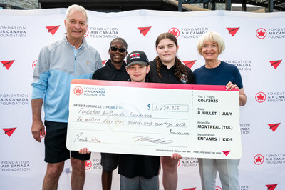 La Fondation Air Canada amasse un montant net de 1,3 million de dollars à son treizième tournoi de golf annuel
