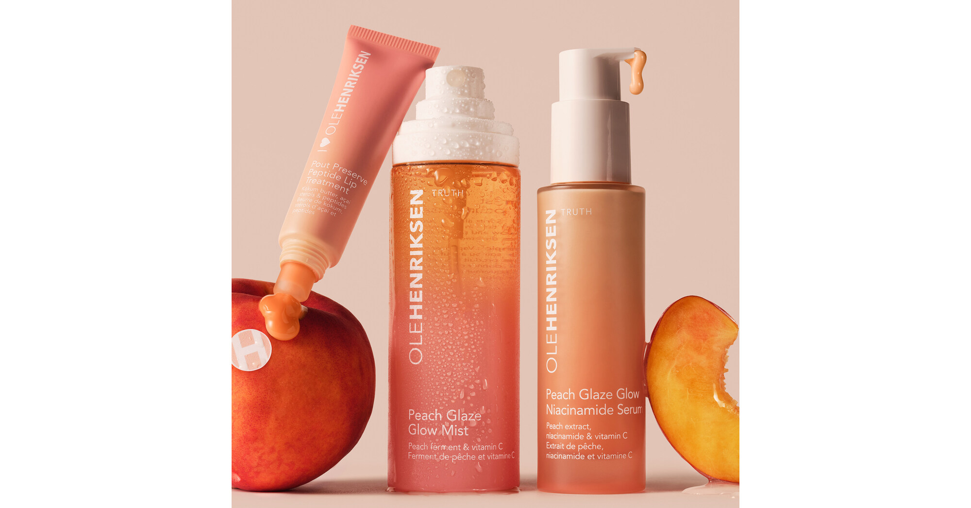 OLEHENRIKSEN LAUNCHES PEACH GLAZE COLLECTION: THE JUICY CLINICAL RESULTS  YOUR SKIN CRAVES