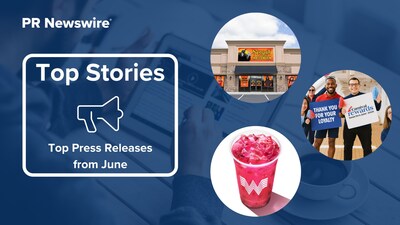 PR Newswire Monthly Press Release Roundup, June 2025. Photos provided by Spirit Halloween, Carnival Cruise Line and Whataburger.