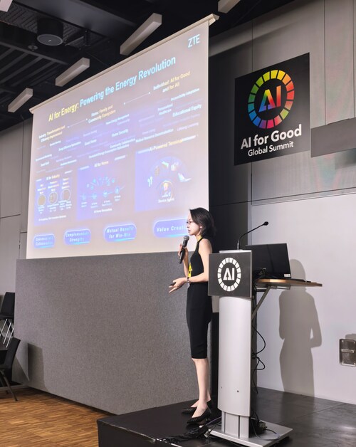 CDO, ZTE, Cui Li, Bahas AI yang Efisien dan Ramah Lingkungan sebagai Motor Perkembangan Tujuan Pembangunan Berkelanjutan di Ajang AI for Good Global Summit (PRNewsfoto/ZTE Corporation)