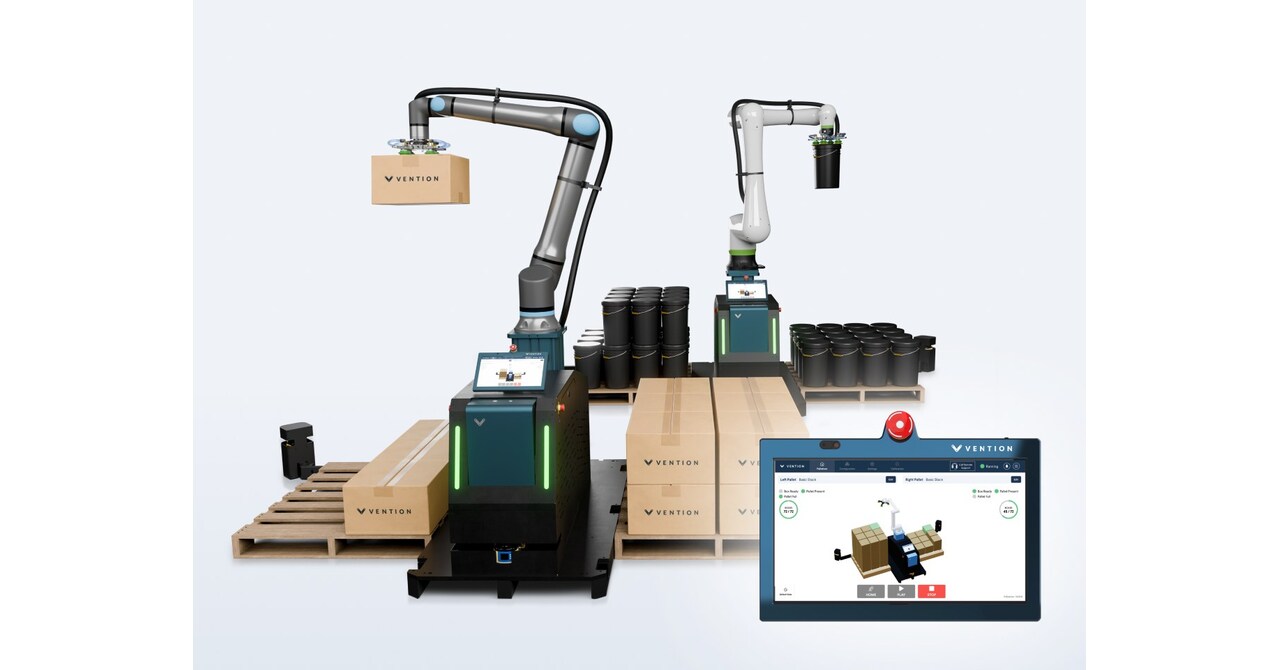 Vention Launches Next-Generation Modular Palletizer to Power its End-of ...