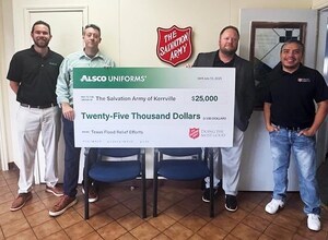 Alsco Uniforms Donates $25,000 and 500 First Aid Kits to Support Texas Flood Relief